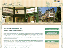 Tablet Screenshot of haus-hohenzollern.de